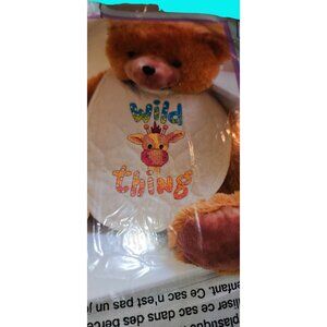 Handmade Baby Bibs Embroidery Kit Wild Thing, Monkey See By Dimensions NOS